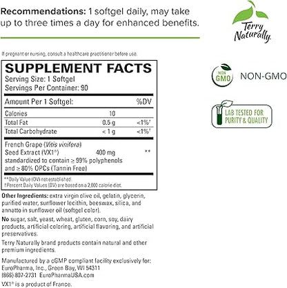 Clinical OPC Extra Strength Softgels by Terry Naturally