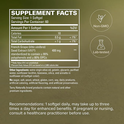 Clinical OPC Extra Strength Softgels by Terry Naturally
