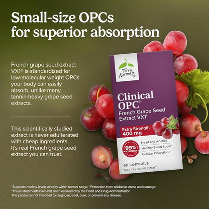 Clinical OPC Extra Strength Softgels by Terry Naturally
