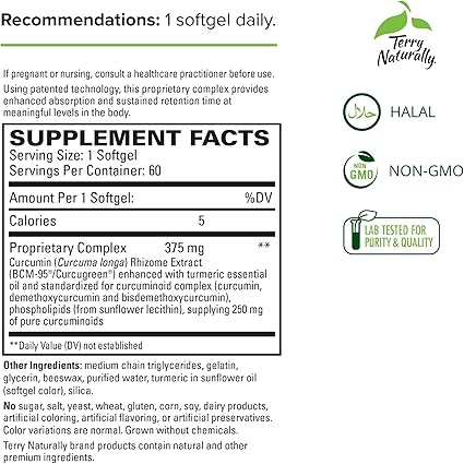 Curamed 375mg Softgels by Terry Naturally