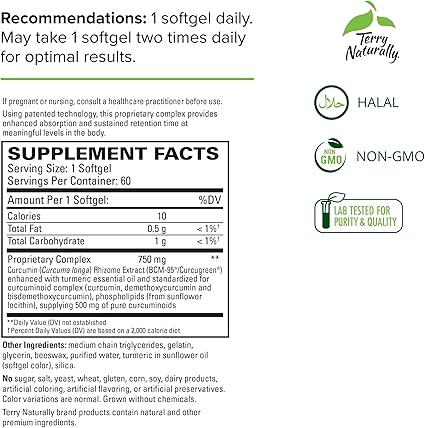 Curamed 750 Softgels by Terry Naturally