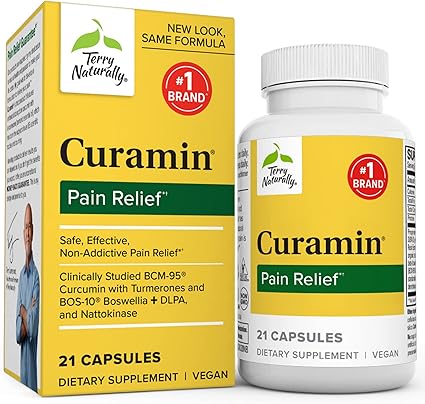 Curamin Pain Relief Capsules by Terry Naturally