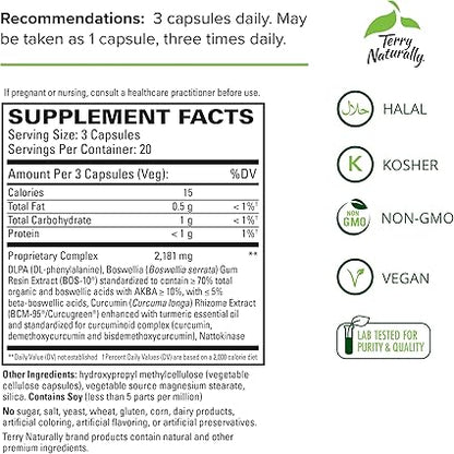 Curamin Pain Relief Capsules by Terry Naturally