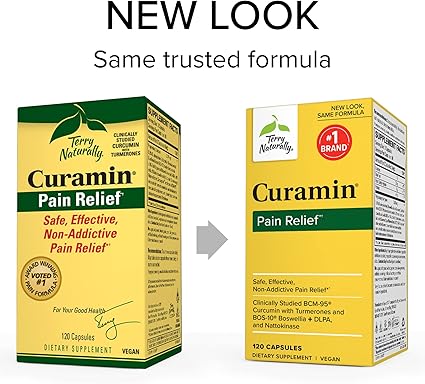 Curamin Pain Relief Capsules by Terry Naturally