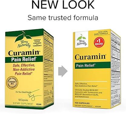 Curamin Pain Relief Capsules by Terry Naturally