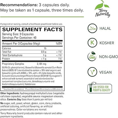 Curamin Pain Relief Capsules by Terry Naturally