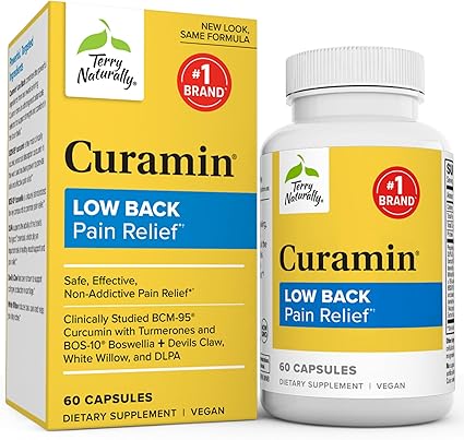 Curamin Low Back Pain Capsules by Terry Naturally