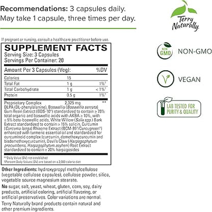 Curamin Low Back Pain Capsules by Terry Naturally