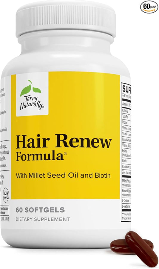 Hair Renew Formula Softgels by Terry Naturally