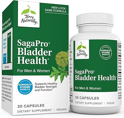 SagaPro Bladder Health Capsules by Terry Naturally