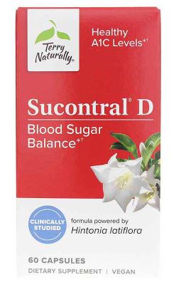 Sucontrol D Blood Sugar Balance Capsules by Terry Naturally