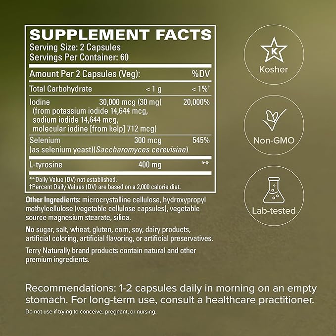 Thyroid Care Capsules by Terry Naturally