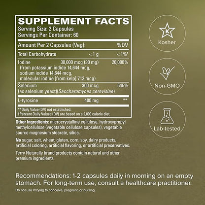Thyroid Care Capsules by Terry Naturally