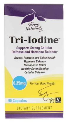 TriIodine 6.25mg Capsules by Terry Naturally