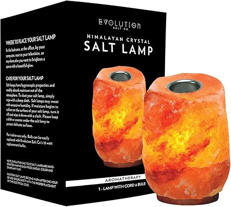 Himalayan Crystal Salt Lamp by Evolution Salt Co