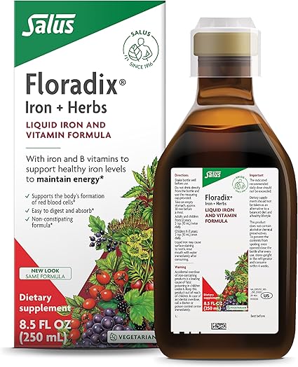 Floradix Liquid Iron + Herbs by Salus