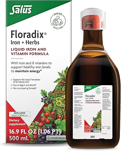 Floradix Liquid Iron + Herbs by Salus