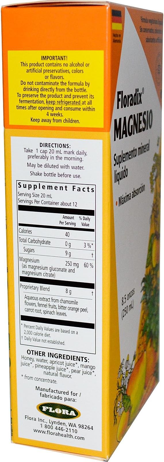 Floradix Liquid Magnesium by Salus