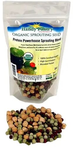 Organic Protein Powerhouse Sprouting Blend by Handy Pantry