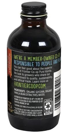 Organic Vanilla Flavoring by Frontier