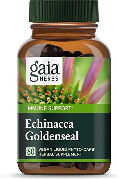 Echinacea Goldenseal Capsules by Gaia Herbs