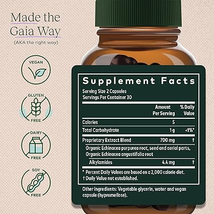 Echinacea Supreme Capsules by Gaia Herbs