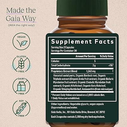 Hair Skin & Nail Support by Gaia Herbs