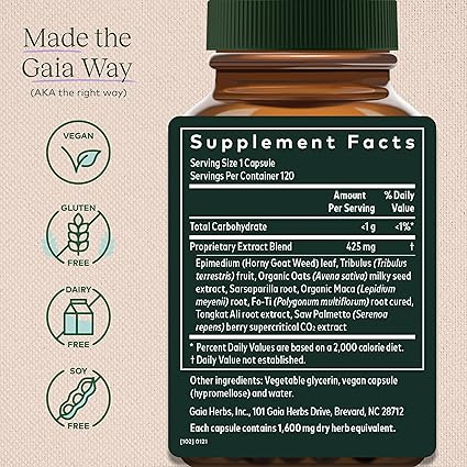 Male Libido Capsules by Gaia Herbs