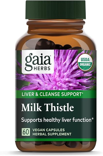 Milk Thistle Seed Capsules by Gaia Herbs