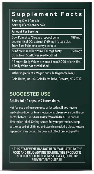 Saw Palmetto Capsules by Gai Herbs