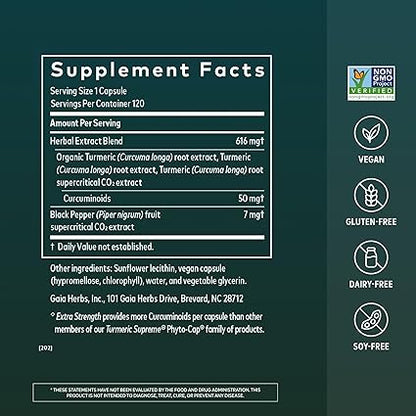 Turmeric Supreme Liquid Caps by Gaia Herbs