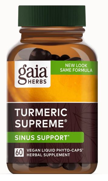Turmeric Supreme Sinus Support by Gaia Herbs
