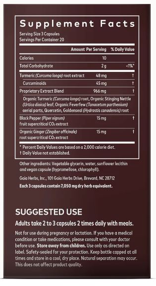 Turmeric Supreme Sinus Support by Gaia Herbs