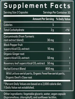 Turmeric Supreme Ache Liquid Capsules by Gaia Herbs