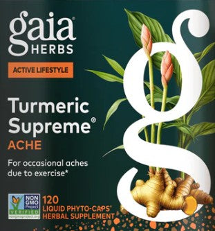 Turmeric Supreme Ache Liquid Capsules by Gaia Herbs
