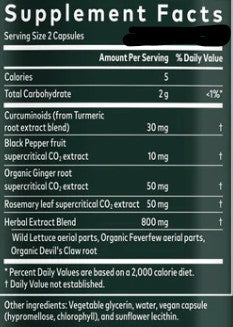 Turmeric Supreme Ache Liquid Capsules by Gaia Herbs