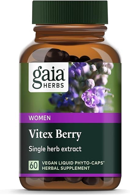Vitex Berry Liquid Capsules by Gaia Herbs