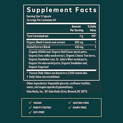 Menopause Support Daytime Capsules by Gaia Herbs
