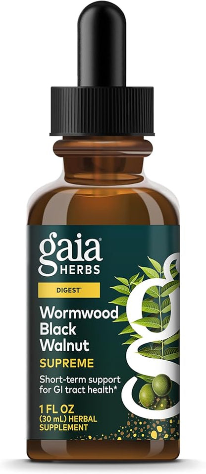 Wormwood Black Walnut Supreme Tincture by Gaia Herbs