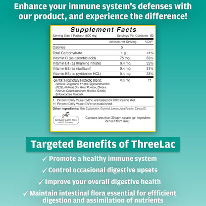 ThreeLac Probiotic Drink Packets by GHT