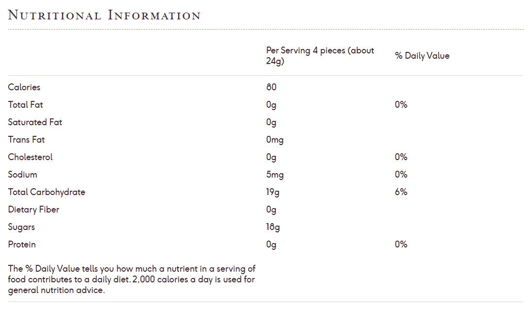 Gin Gins Ginger Chews Crystallized by The Ginger People