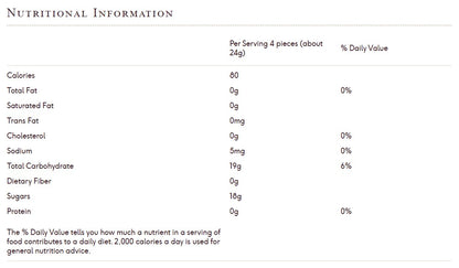 Gin Gins Ginger Chews Crystallized by The Ginger People