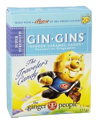 Gin Gins Super Strength Ginger Chews by The Ginger People