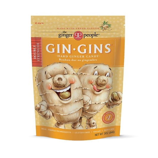 Gin Gins Ginger Chews Double Strength by The Ginger People