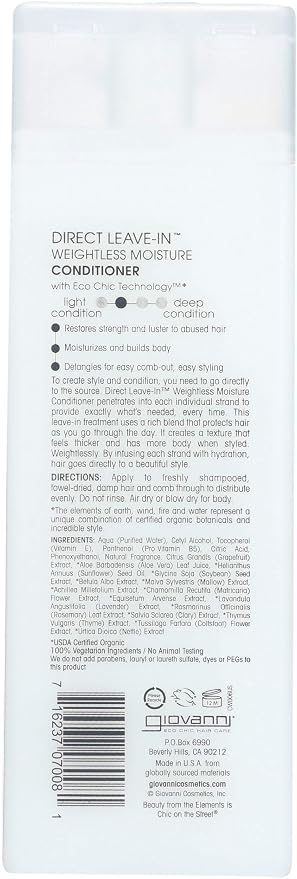 Direct Leave In Moisture Conditioner by Giovanni