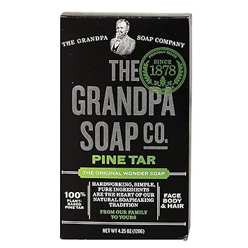 Pine Tar Bar Soap by Grandpa Soap Co