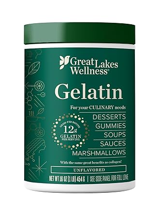 Grass Fed Bovine Gelatin Powder by Great Lakes