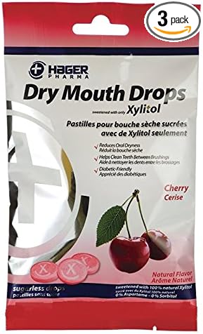 Dry Mouth Drops Cherry by Hager Pharma
