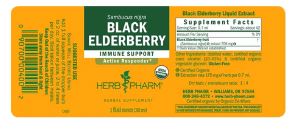 Black Elderberry Liquid Extract by Herb Pharm