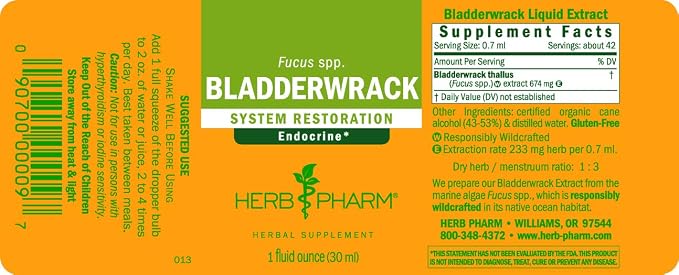 Bladderwrack Liquid Extract by Herb Pharm